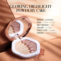 O.TWO.O 2In1 Highlighter Powdery Cake