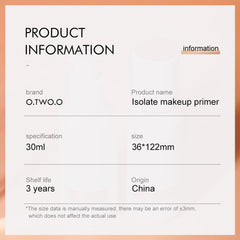 O.TWO.O Moisturizing Nude Skin Primer