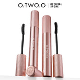 O.TWO.O Hyper Curl Mascara rose gold packaging with curved mascara wands