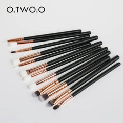 O.TWO.O Eye Makeup Brush Set Black
