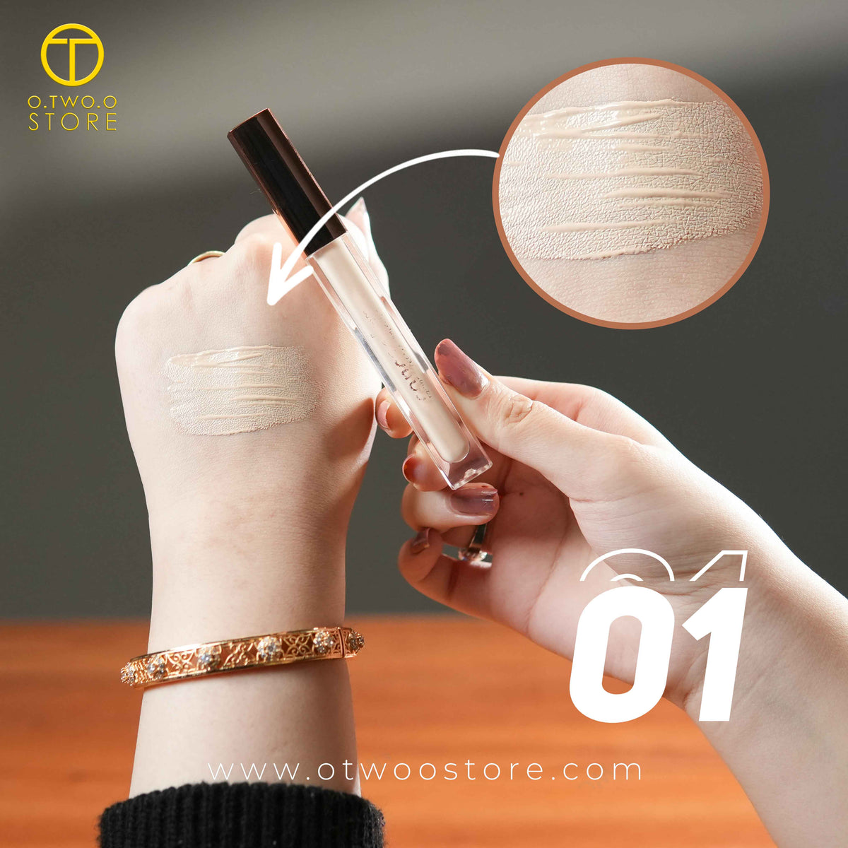 O.TWO.O Full Coverage Concealer