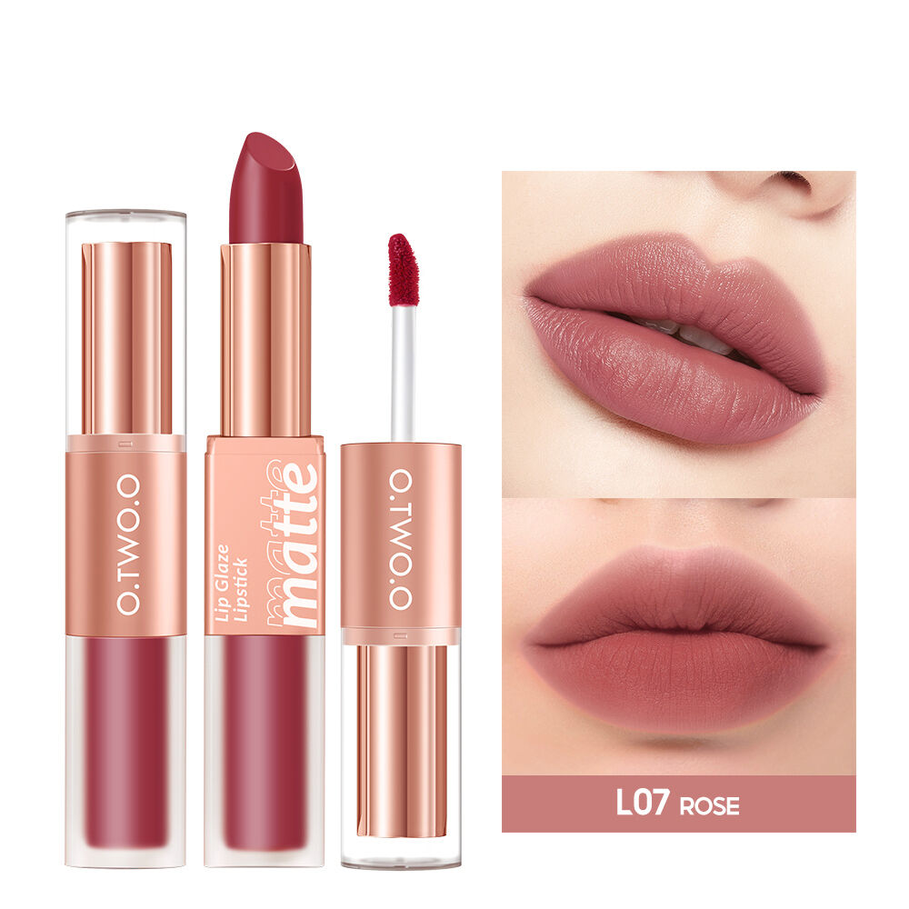 O.TWO.O Matte Lip Glaze & Lipstick