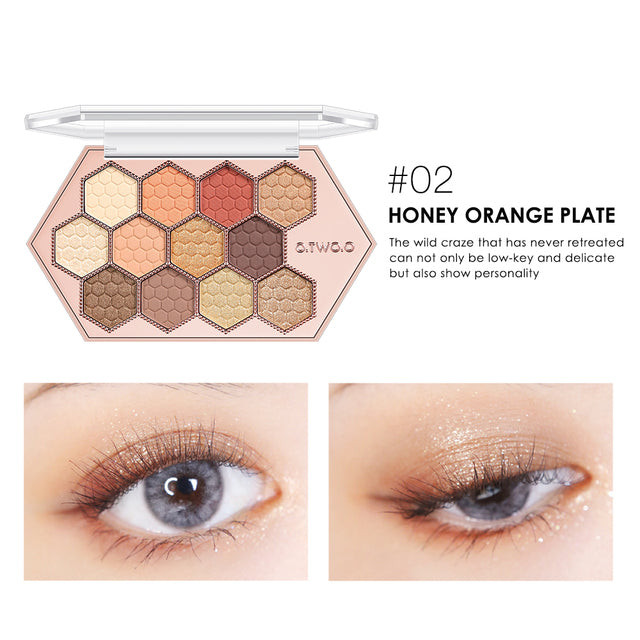 O.TWO.O Honeycomb Diamond Eye Shadow Palette