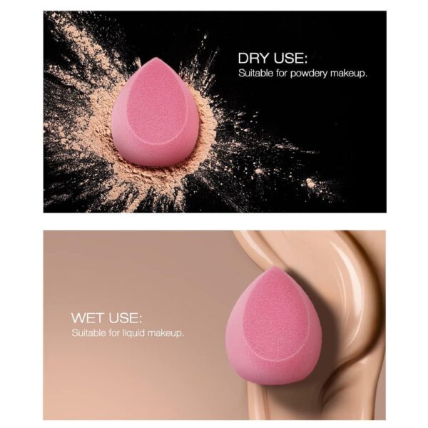 O.TWO.O  Soft & Smooth Microfiber Beauty Blender Pink