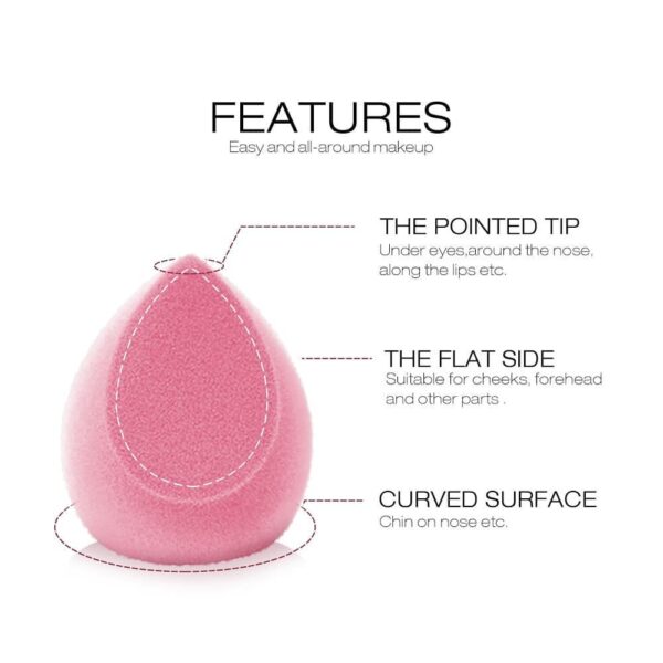 O.TWO.O  Soft & Smooth Microfiber Beauty Blender Pink